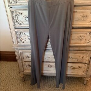 Elegant Gray Women's Yoga Dress Pants